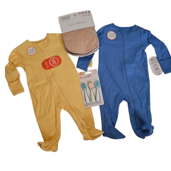 wonder nation Other - Wonder Nation Blue and Yellow Babies Footies 3 To 6 Mos.